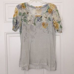 Anthropologie Maeve flower top